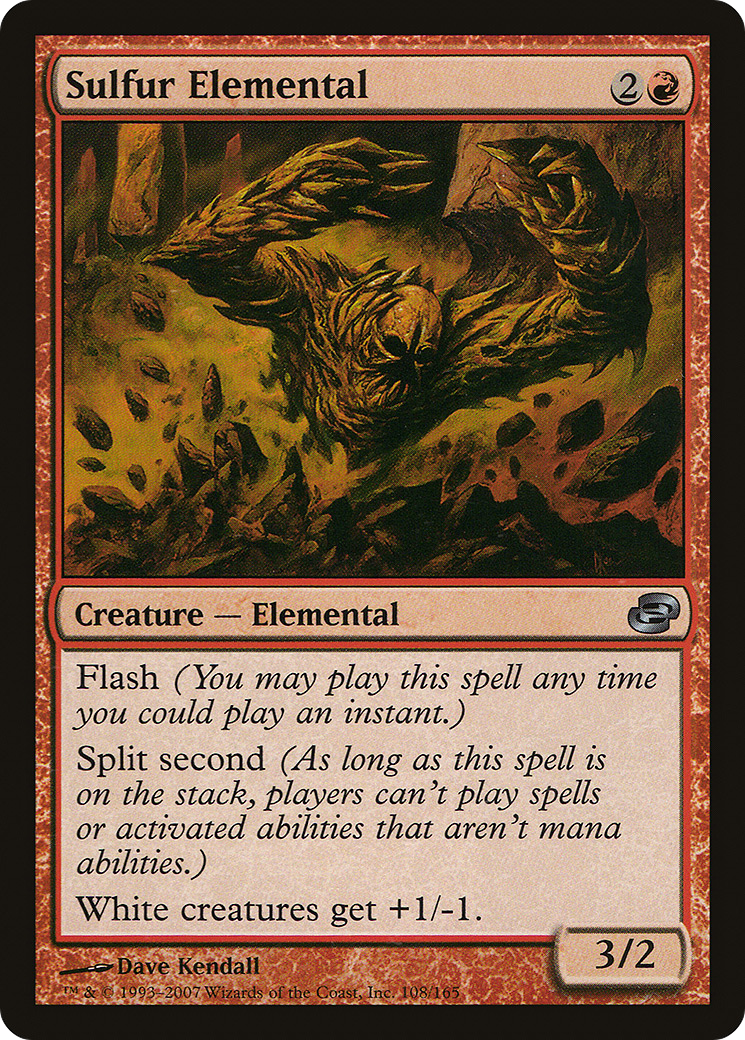 Sulfur Elemental (PLC-108) (Foil)