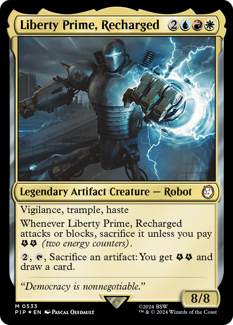 Liberty Prime, Recharged (PIP-533) (Surge Foil)