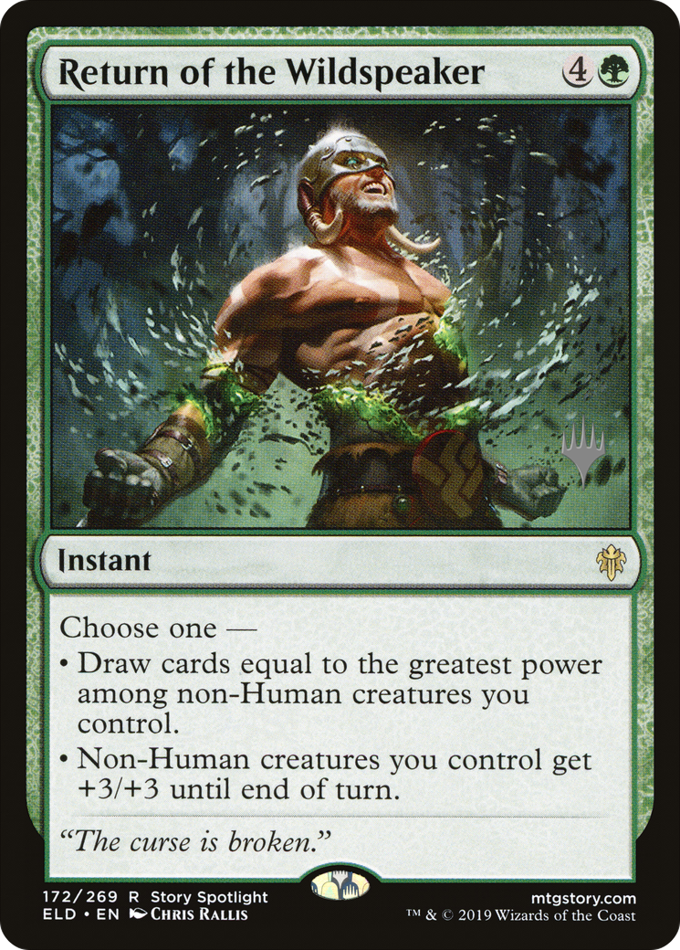 Return of the Wildspeaker (PPELD-172P) (Foil)