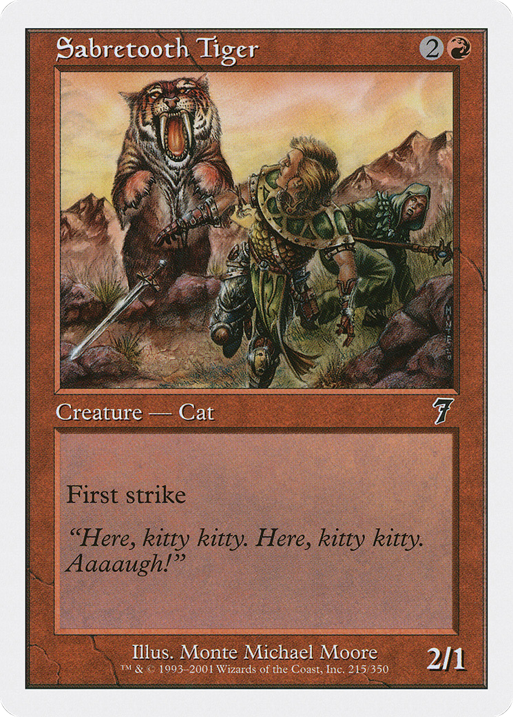 Sabretooth Tiger (7ED-215)