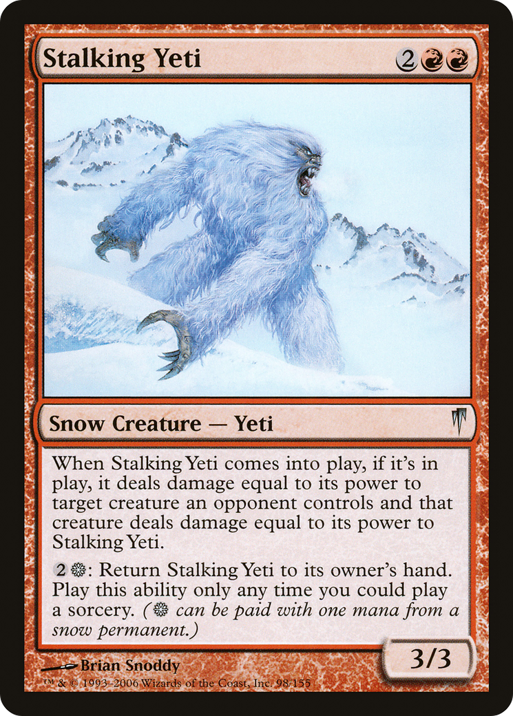 Stalking Yeti (CSP-098) (Foil)