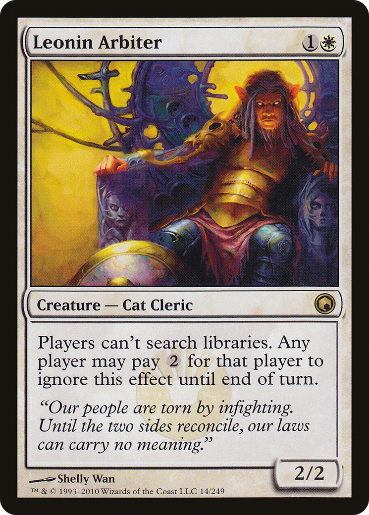 Leonin Arbiter (SOM-014) (Foil)