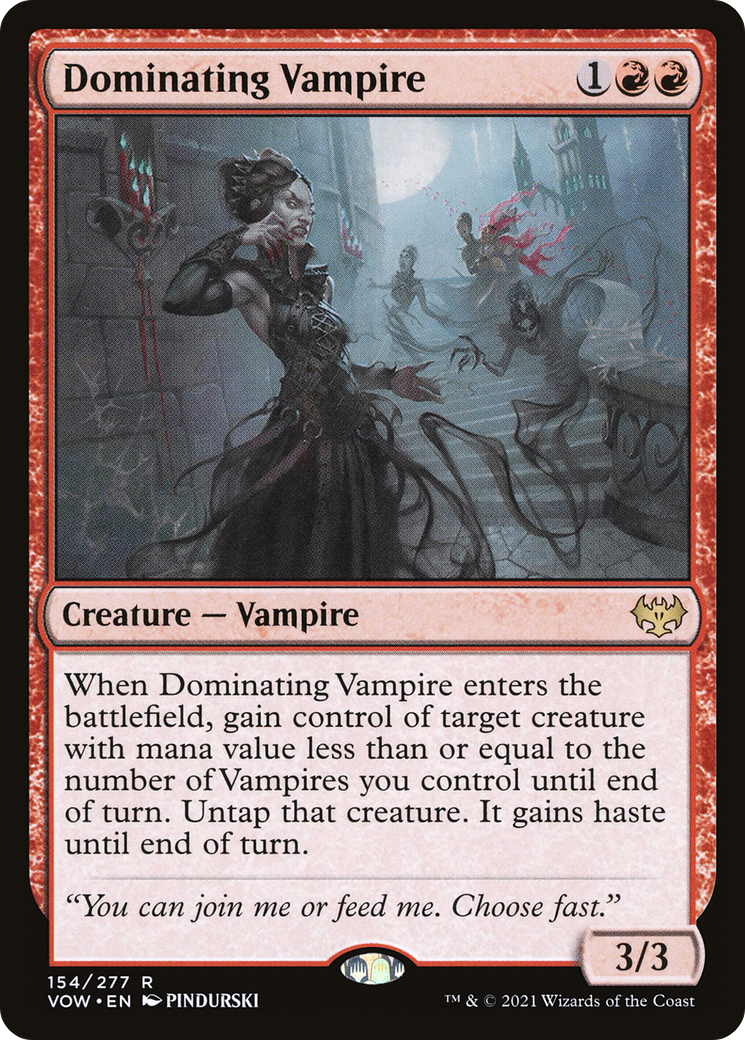 Dominating Vampire (VOW-154) (Foil)