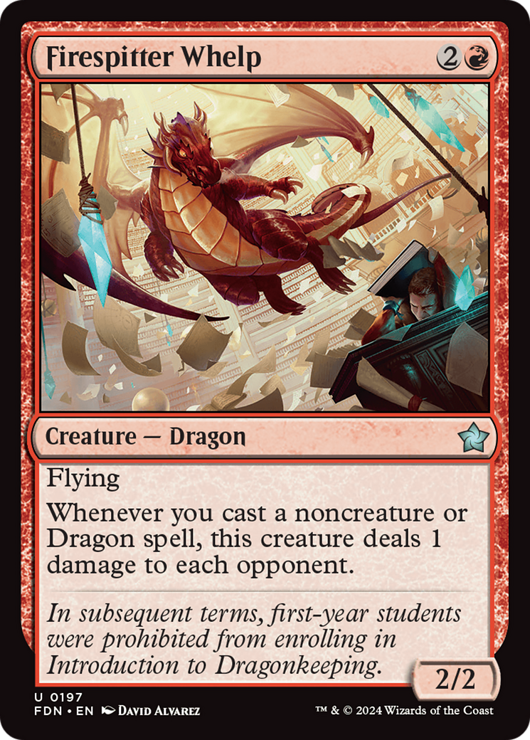 Firespitter Whelp (FDN-197) (Foil)
