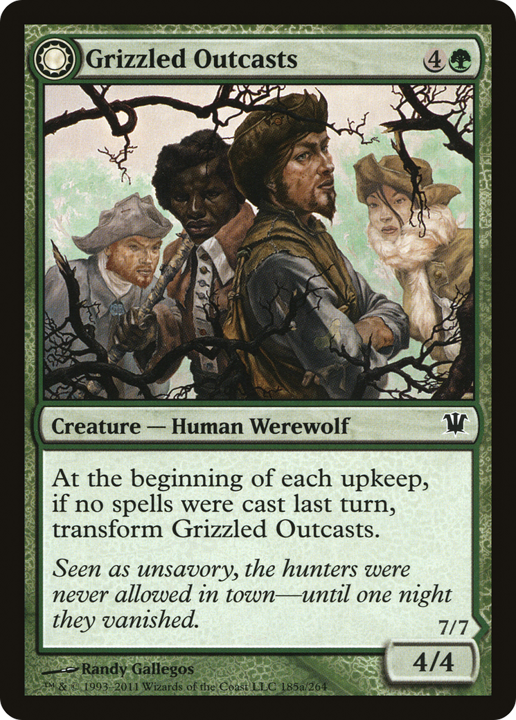 Grizzled Outcasts // Krallenhorde Wantons (ISD-185) (Foil)