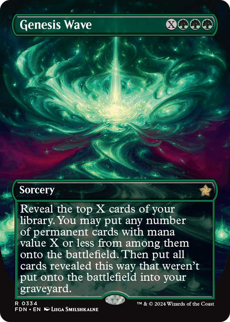 Genesis Wave (FDN-334) (Borderless) (Foil)