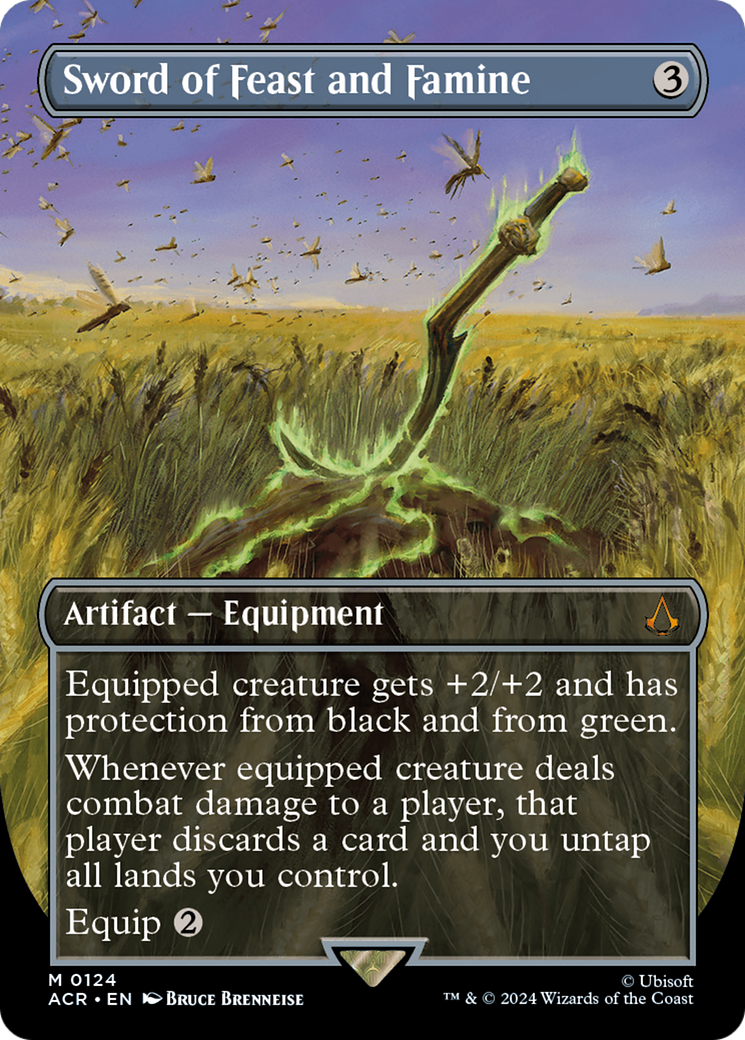 Sword of Feast and Famine (ACR-124) (Borderless) (Foil)