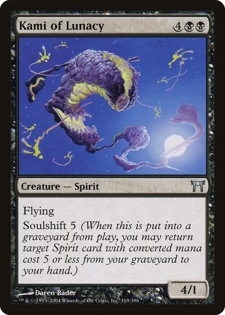 Kami of Lunacy (CHK-119) (Foil)