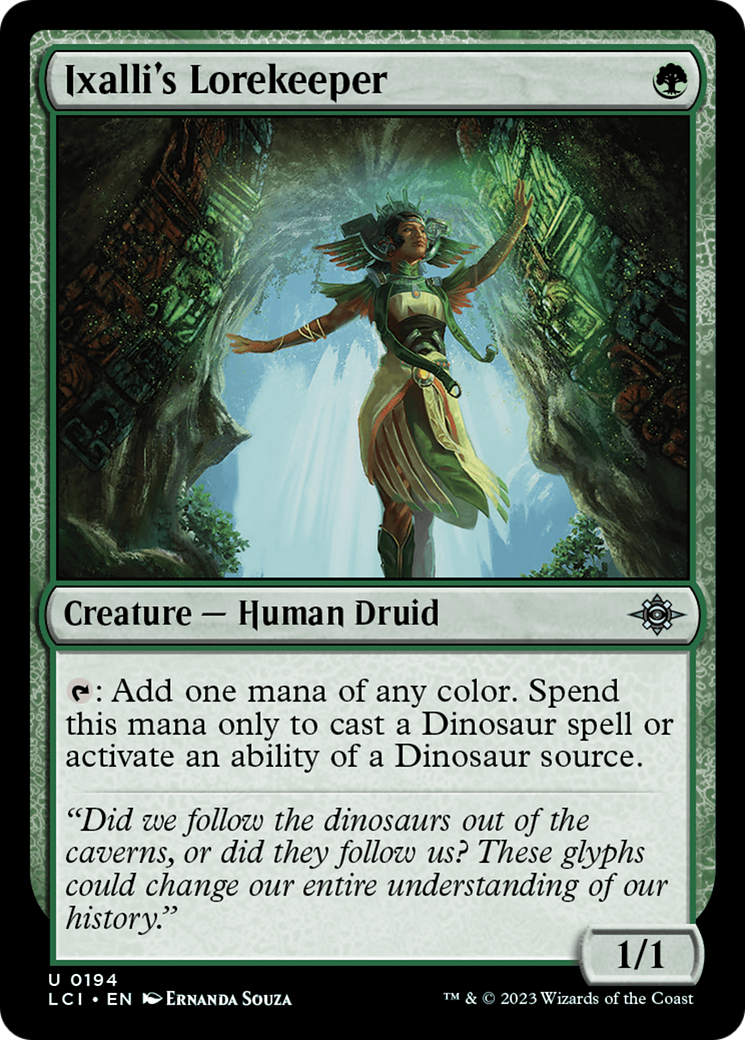 Ixalli's Lorekeeper (LCI-194) (Foil)