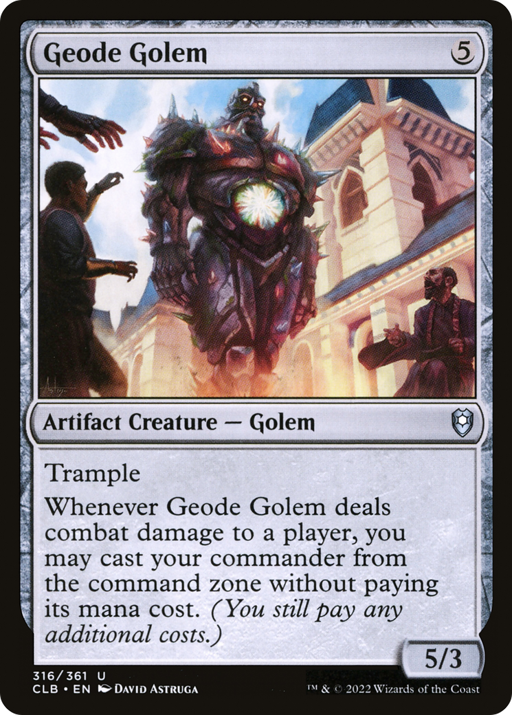 Geode Golem (CLB-316) (Foil)