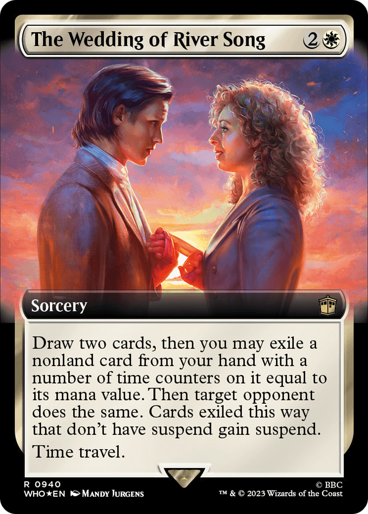 The Wedding of River Song (WHO-940) (Extended Art) (Surge Foil)