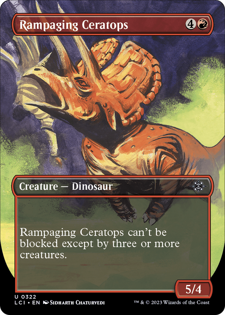 Rampaging Ceratops (LCI-322) (Borderless)
