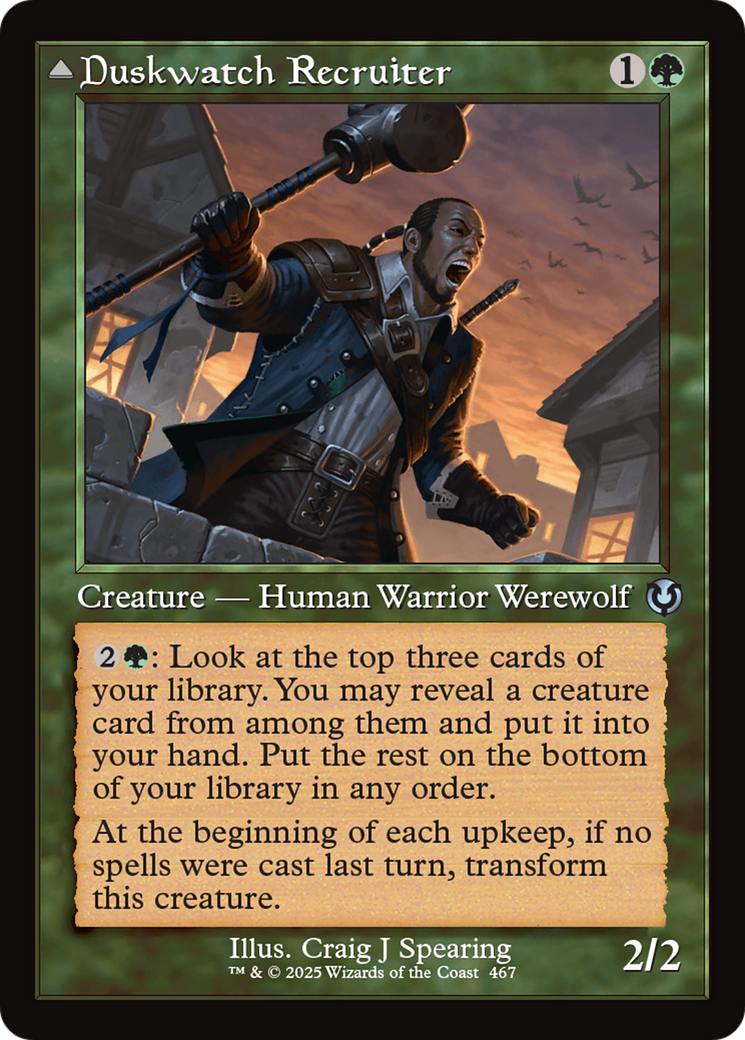 Duskwatch Recruiter // Krallenhorde Howler (INR-467)