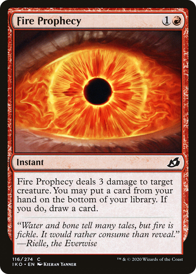 Fire Prophecy (IKO-116) (Foil)