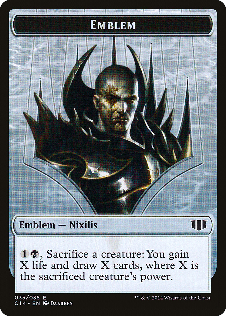 Ob Nixilis of the Black Oath Emblem (C14-035)