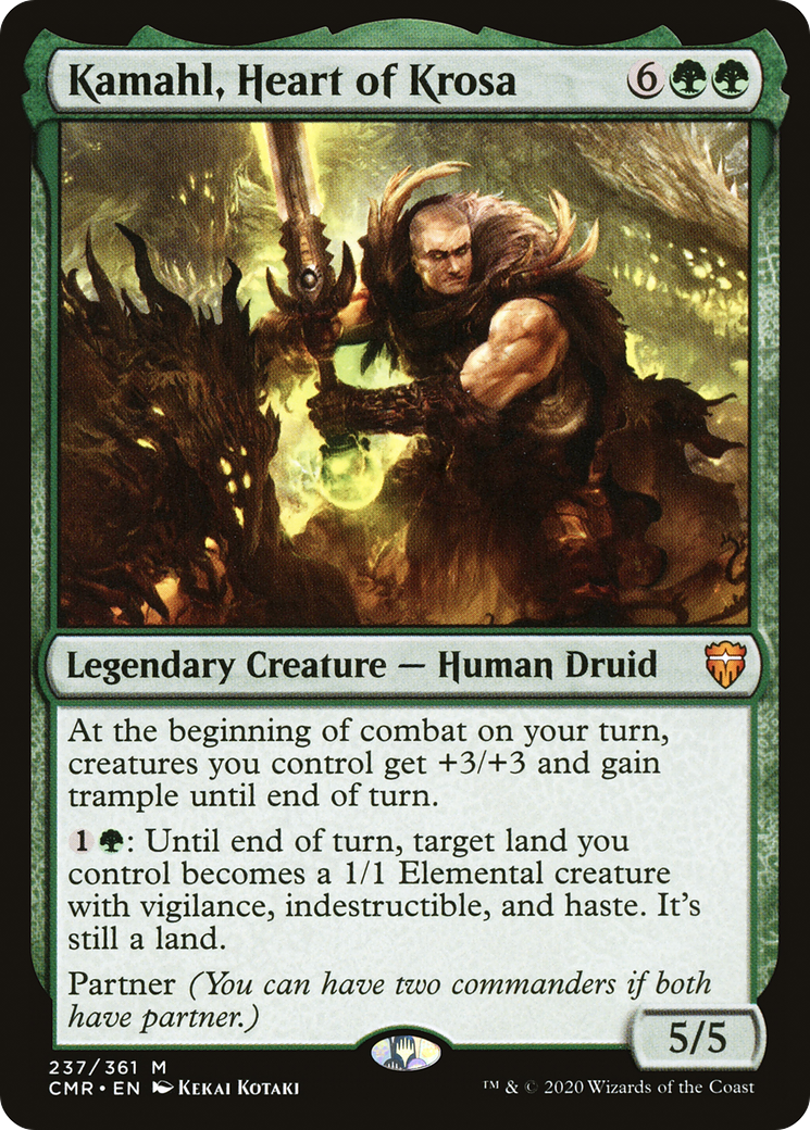 Kamahl, Heart of Krosa (CMR-237) (Foil)