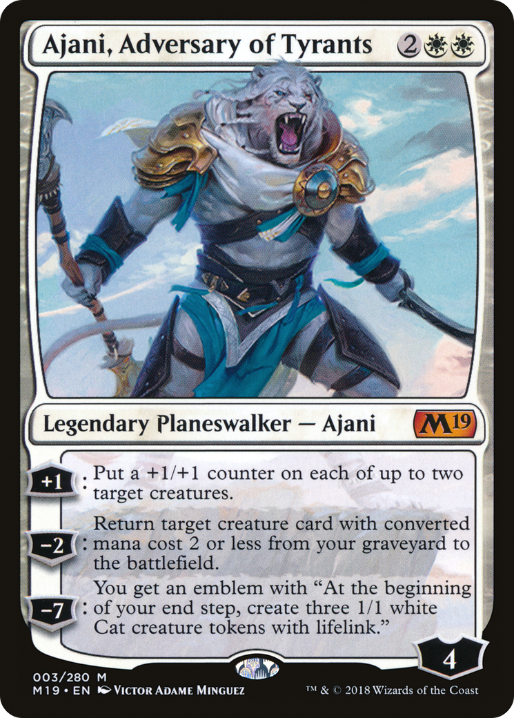 Ajani, Adversary of Tyrants (M19-003) (Foil)