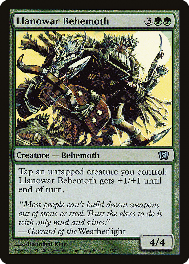 Llanowar Behemoth (8ED-261)