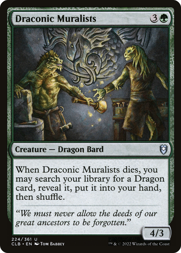 Draconic Muralists (CLB-224)