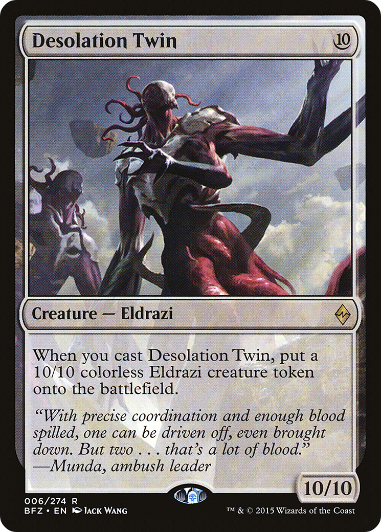 Desolation Twin (BFZ-006) (Foil)