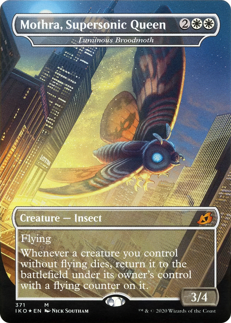 Mothra, Supersonic Queen / Luminous Broodmoth (IKO-371) (Borderless)