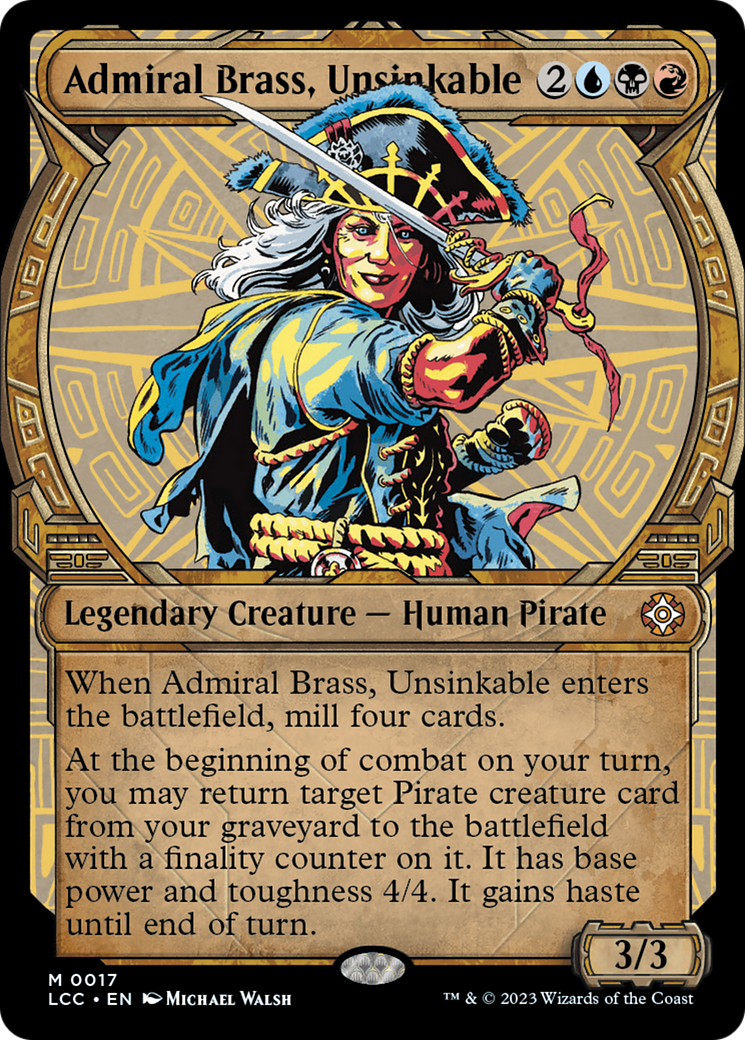 Admiral Brass, Unsinkable (LCC-017) (Showcase)