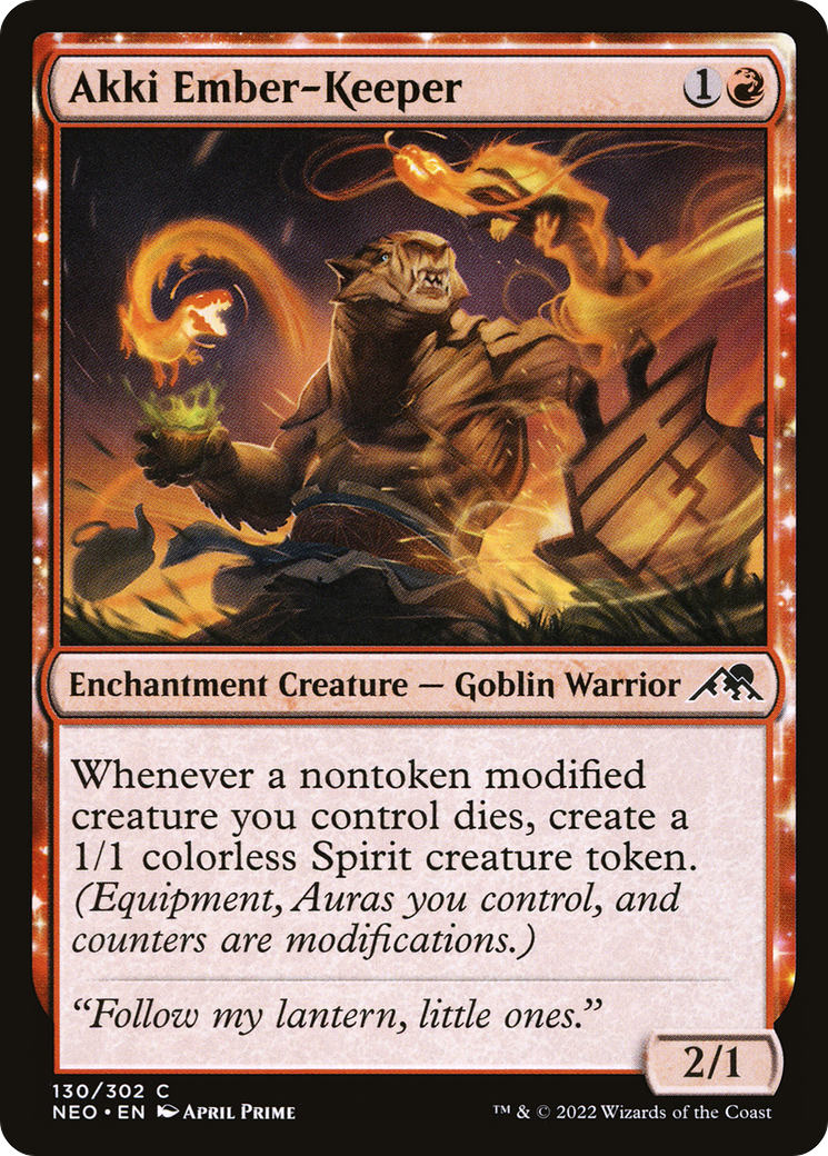 Akki Ember-Keeper (NEO-130) (Foil)