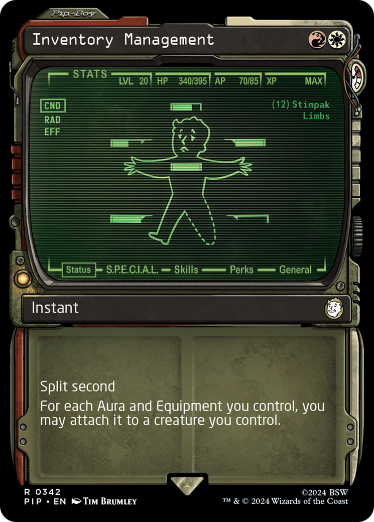 Inventory Management (PIP-342) (Showcase) (Foil)