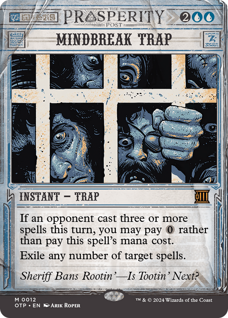 Mindbreak Trap (OTP-012) (Showcase) (Borderless) (Foil)