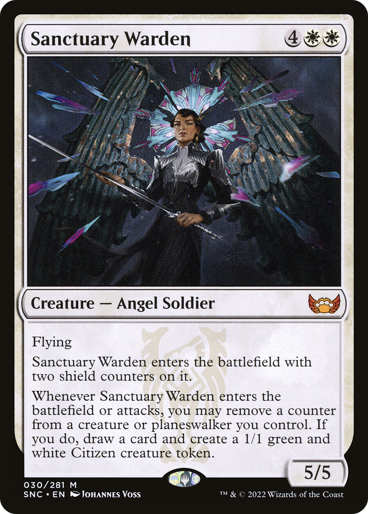 Sanctuary Warden (SNC-030) (Foil)