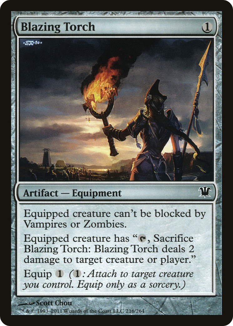 Blazing Torch (ISD-216) (Foil)