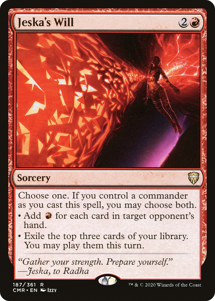 Jeska's Will (CMR-187) (Foil)
