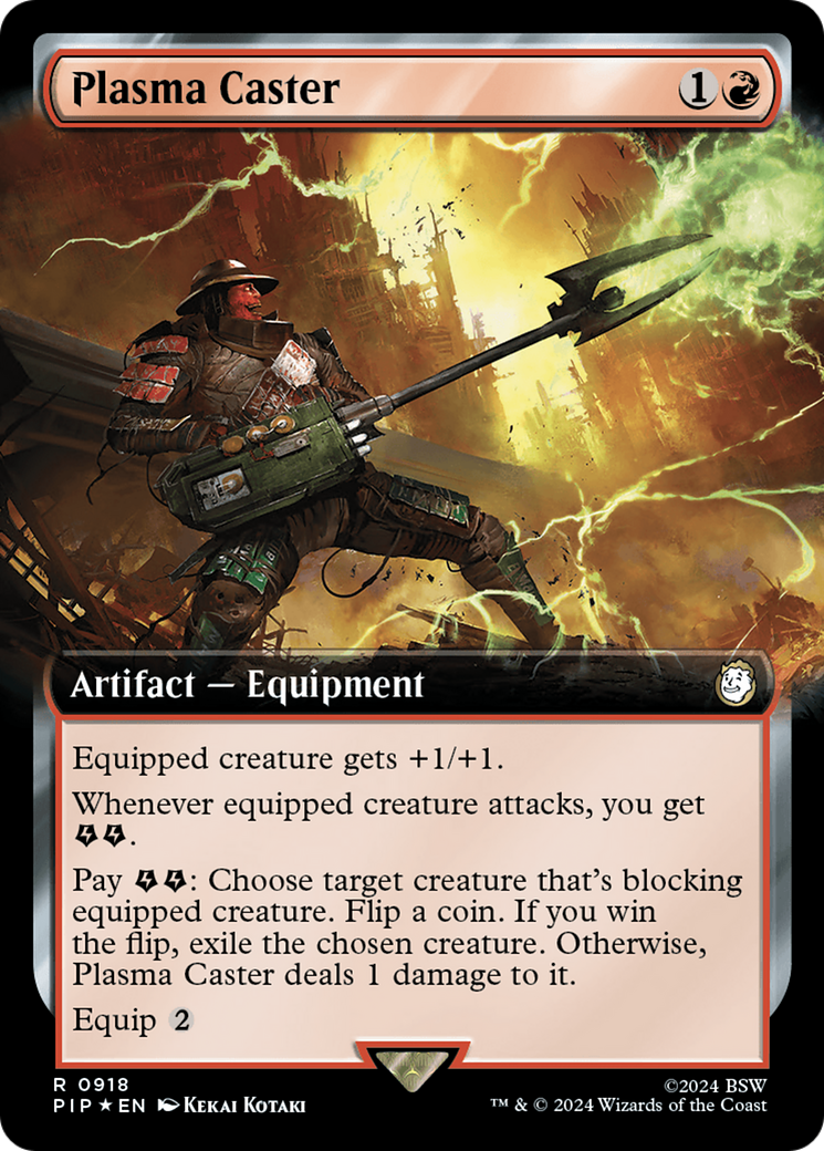 Plasma Caster (PIP-918) (Extended Art) (Surge Foil)