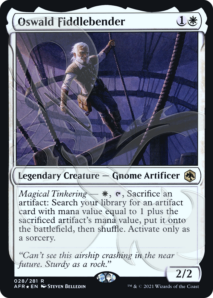 Oswald Fiddlebender (Ampersand Stamped) (AFR&-28A) (Foil)