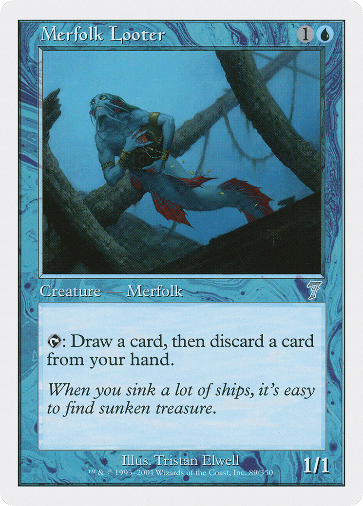 Merfolk Looter (7ED-089)