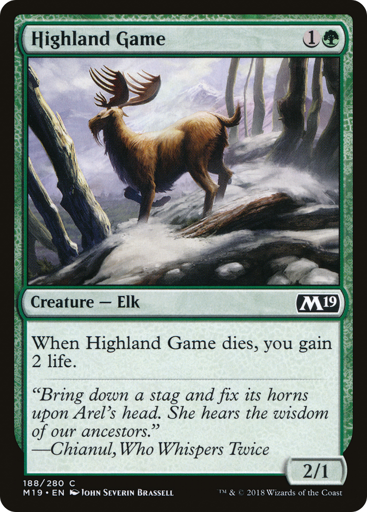 Highland Game (M19-188) (Foil)