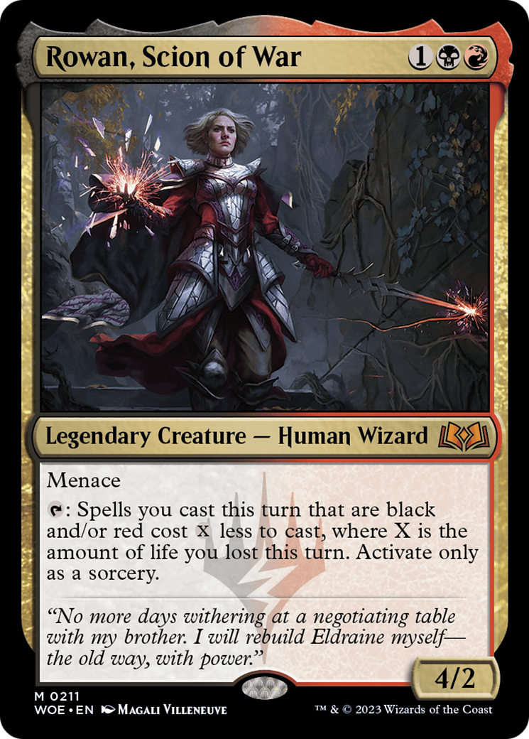 Rowan, Scion of War (WOE-211) (Foil)