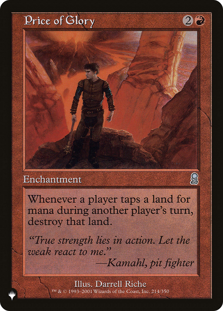 Price of Glory (LIST-ODY-214)