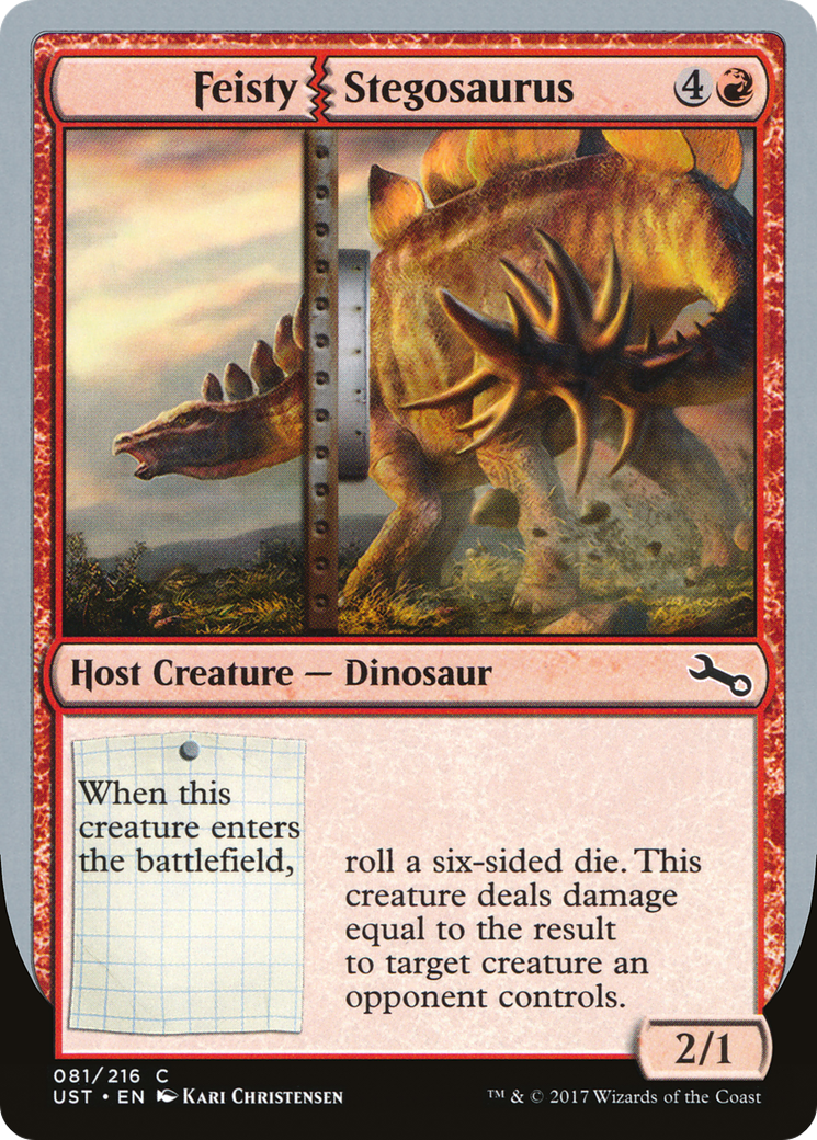 Feisty Stegosaurus (UST-081) (Foil)