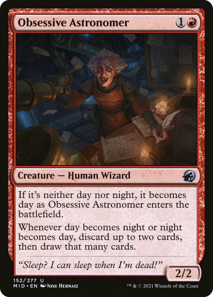 Obsessive Astronomer (MID-152) (Foil)