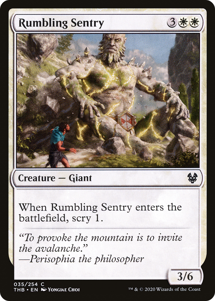 Rumbling Sentry (THB-035) (Foil)