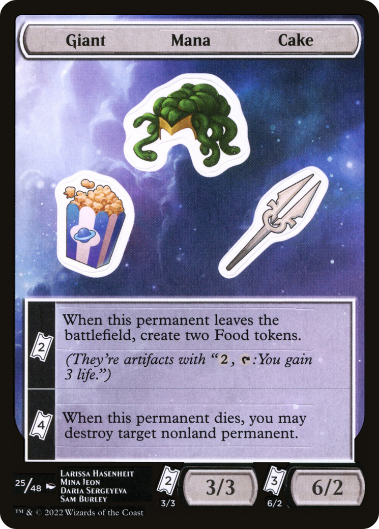 Giant Mana Cake Sticker Sheet (UNF-025)
