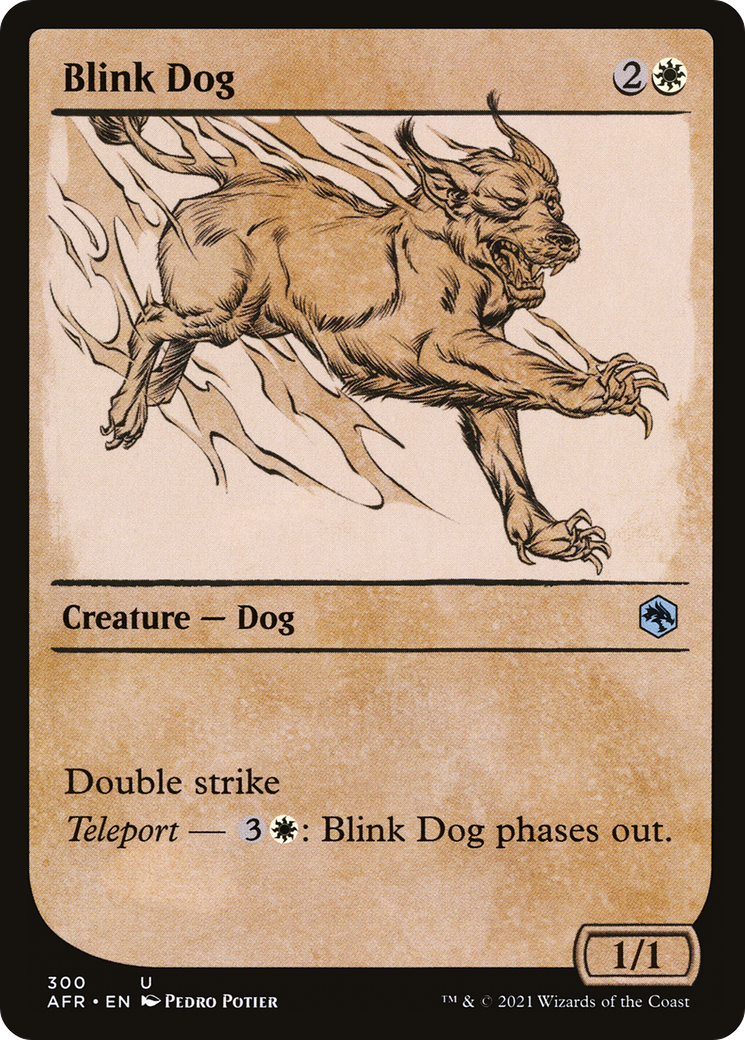 Blink Dog (AFR-300) (Showcase) (Foil)