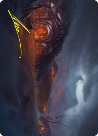 Field of Ruin Art Card (Gold-Stamped Signature) (ASLTR-077)