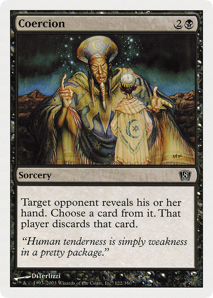 Coercion (8ED-122★) (Foil)