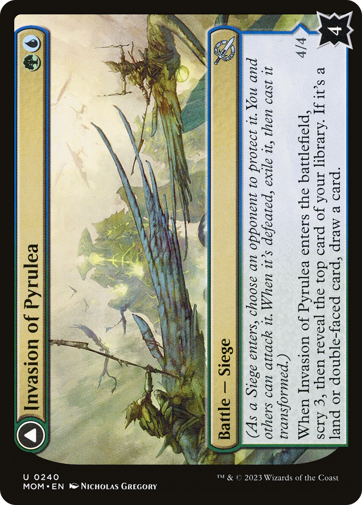 Invasion of Pyrulea // Gargantuan Slabhorn (MOM-240)