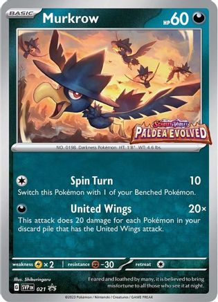Murkrow (SVP-021) (Holofoil)