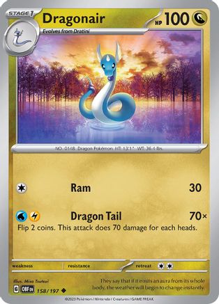 Dragonair (OBF-158) (Reverse Holofoil)