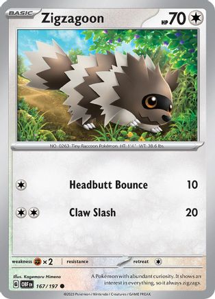 Zigzagoon (OBF-167)