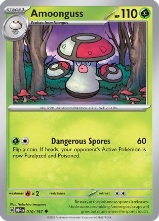 Amoonguss (OBF-010) (Reverse Holofoil)